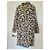 Chanel Abrigo Largo en Tweed Blanco y Negro Metálico - vista 3