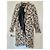 Chanel Abrigo Largo en Tweed Blanco y Negro Metálico - vista 4