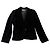 Blazer de cuero negro Alaïa