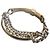 Pulsera Hermès en tono plateado con doble cadena - vista 5