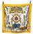 Hermès Lenço de seda vintage Hermes Paris Musee 1962 Ledoux Yellow Amarelo