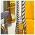 Hermès Lenço de seda vintage Hermes Paris Musee 1962 Ledoux Yellow Amarelo - vista 4