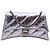 Hourglass Balenciaga Borsa a tracolla Crush XS in pelle metallizzata matelassé argento