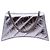 Hourglass Balenciaga Borsa a tracolla Crush XS in pelle metallizzata matelassé argento - vista 3
