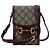 Gucci Borsa a tracolla Mini Horsebit 1955 in tela monogramma GG Supreme Beige