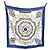Hermès Hermes Paris Vintage Seidentuch Marine Nationale 1958 Peron Blue Blau