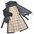Abrigo de nylon Burberry Nova check Negro - vista 3