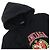 Sudadera con capucha de algodón Balenciaga con estampado de logo college y efecto desgastado Negro - vista 3