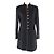 Yves Saint Laurent Abrigo de lana Napoleon Eddie's de Saint Laurent Paris Negro