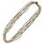 Collana a sei fili di perle d'acqua dolce Tasaki Pearls Argento