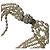 Collana a sei fili di perle d'acqua dolce Tasaki Pearls Argento - vista 3
