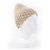 Gorro de punto de cachemira CHANEL COCO Mark Beige