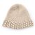 Gorro de punto de cachemira CHANEL COCO Mark Beige - vista 7