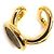 Hermès Hermes Heritage Ex-Libris PM Earcuff Braun - Ansicht 2