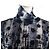 Autre Marque Y's Polyester T-Shirt Schwarz Blau Marineblau - Ansicht 4
