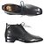 Stivaletti stringati in pelle e metallo con logo LV Louis Vuitton Nero - vista 6