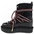 Stivaletti con plateau SKI PLATFORM Louis Vuitton Stivaletti in shearling Nero - vista 2