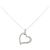 Autre Marque Collana Cuore con Diamanti Au750 Argento