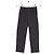 Pantalones rectos de algodón grises Bonpoint