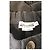 Pantalones rectos de algodón grises Bonpoint - vista 5