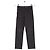 Pantalones rectos de algodón grises Bonpoint