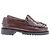 Weekend Max Mara Mocassins en cuir à micro-clous bordeaux - vue 6