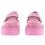Jimmy Choo Mocasines rosas "Bryer" de cuero charol - vista 3