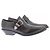Paco Rabanne Botines vaqueros cortos en cuero negro - vista 6