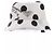 Prada Cappello bianco a pois neri