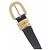 By Malene Birger Ceinture noire à détail doré Black - view 2