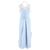 Vestido largo azul Sandro de viscosa