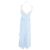 Vestido largo azul Sandro de viscosa - vista 6
