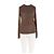 Autre Marque Top taglio dritto marrone STINE GOYA
