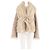 Autre Marque SIES MARJAN Kurzmantel Beige Pelz