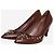 Miu Miu Décolleté in pelle marrone con borchie - size EU 38.5 - vista 2
