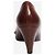 Miu Miu Décolleté in pelle marrone con borchie - size EU 38.5 - vista 3