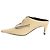 Jil Sander Mules in pelle Abrasivato e metallo Butter - taglia EU 38.5 Giallo