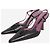 Chanel Black perforated leather slingback heels - size EU 38 - view 2