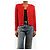 Ba&Sh Roter Gaspard Cardigan - Größe M - Ansicht 3