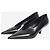 Totême Décolleté kitten pumps in nappa nero - size EU 38 - vista 2