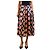 Gucci Falda midi plisada de seda azul marino - size UK 8