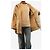 Loewe Giacca con cappuccio e tasche applicate Anagram color Sandstone - size UK 8 - vista 4