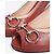 Gucci Mauve Horsebit Peep-Toe Pumps - Größe EU 38.5 Braun - Ansicht 5