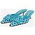 Manolo Blahnik Mules floreali blu - size EU 39 - vista 2