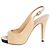 Chanel Beige peep-toe slingback heels - size EU 39