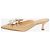 Manolo Blahnik Mules dorati con perle finte - size EU 39.5 D'oro
