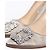 Manolo Blahnik Décolleté Grey Hangisi 90 - taglia EU 38.5 Grigio - vista 4