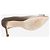 Manolo Blahnik Décolleté Grey Hangisi 90 - taglia EU 38.5 Grigio - vista 5