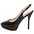 Valentino Black leather slingback pumps - size EU 39