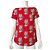 Top Miu Miu Seda Rojo Estampado Floral Blanco Roja Azul Gris Amarillo